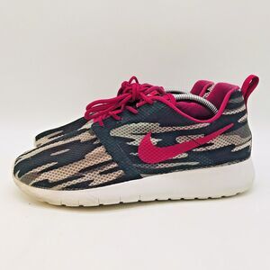 Nike Roshe One Flight Weight (GS) Youth 6Y Women 8 Sneaker 705486-001 Black Gray